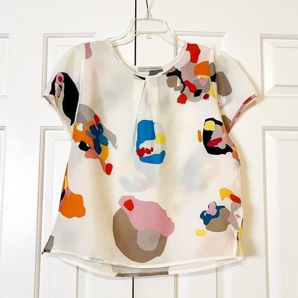 Objects Without Meaning "Francie" Mike Mills Print. 100% Japanese Cupro Top. - Picture 9 of 16